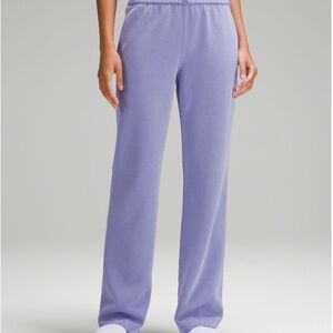 Lululemon High-Rise Softstreme Lavender Lounge Pants